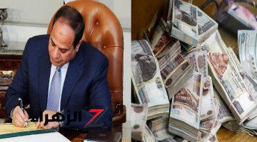بعد قرار الرئيس السيسي.. صرف منحة 1500 جنيه لهذه الفئات قبل عيد الاضحى