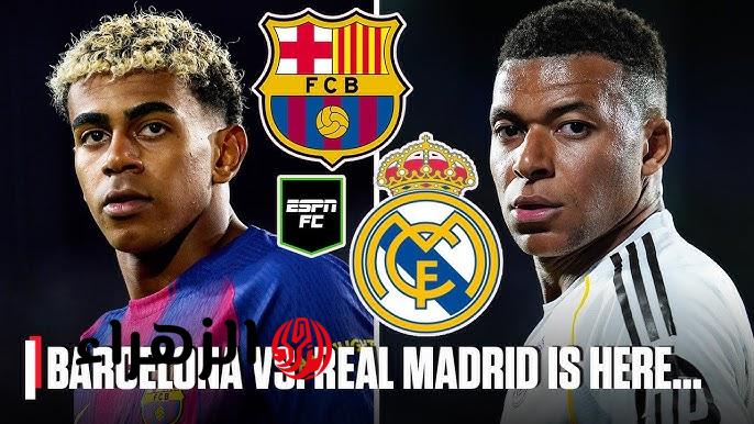 barcelona vs real madrid.. ما القنوات الناقله مباراه برشلونة ضد الريال في الدوري الإسباني 2026 مع المعلق وجميع التفاصيل ؟