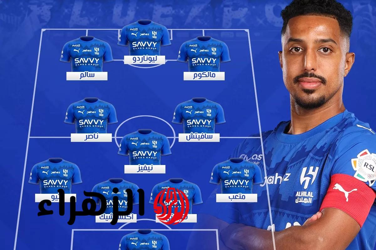 Al-Hilal vs Al-Kholoud.. تشكيل نادي الهلال ضد الخلود اليوم بقيادة سالم الدوسري والقنوات الناقلة في نهائي كأس الملك السعودي موسم 2026