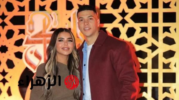 إمام عاشور يظهر مع زوجته في رمضان بعد أنباء تغريمه 250 ألف جنيه