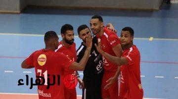 الأهلي يهزم الترسانة 3-1 بمنافسات دوري سوبر رجال الكرة الطائرة الممتاز