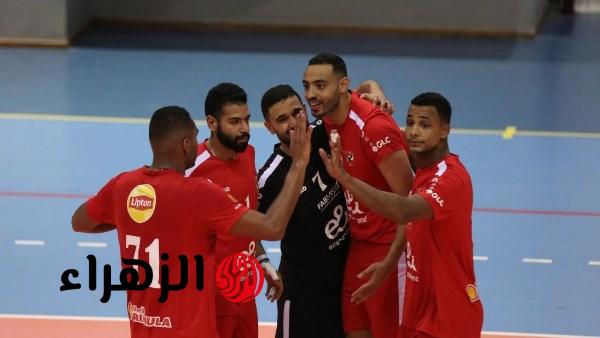 الأهلي يهزم الترسانة 3-1 بمنافسات دوري سوبر رجال الكرة الطائرة الممتاز