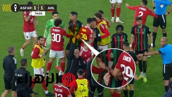 الجيش الملكي يعترض رسميا لدى كاف على أحداث مباراة الأهلي بدوري الأبطال