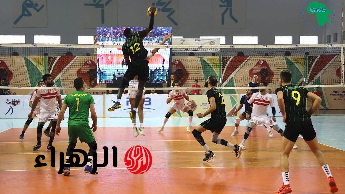 الزمالك يواجه الزهور بختام قبل نهائي دوري سوبر الطائرة 2026 اليوم