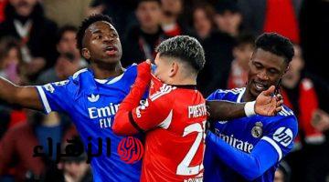 تشكيل ريال مدريد وبنفيكا الرسمي بمباراة إياب ملحق ثمن نهائي دوري الأبطال