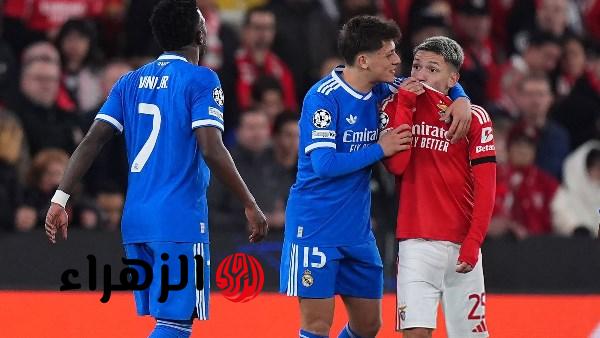 ريال مدريد يهزم بنفيكا ويتاهل لثمن نهائي دوري ابطال اوروبا