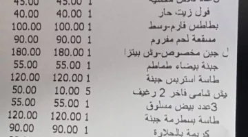 مياه بس بـ 920 جنيه.. فاتورة إفطار بـ15 ألف جنيه في مطعم بالقاهرة تثير ضجة على السوشيال ميديا