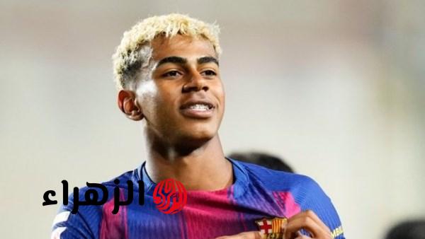 لامين يامال ثالث أصغر لاعب يسجل هاتريك في تاريخ الدوري الإسباني