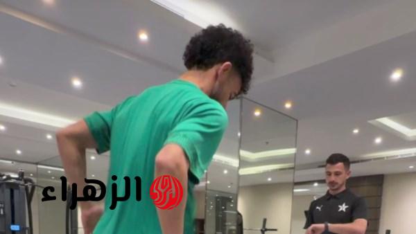 نبيل عماد دونجا يظهر في مران الهلال السعودي بعد رحيله عن الزمالك