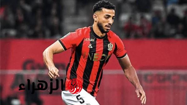نيس الفرنسي يحتفي بعودة محمد عبد المنعم للملاعب بعد غياب 300 يوم
