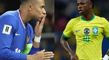 France vs Brazil.. ما هي القنوات الناقلة لمباراة منتخب البرازيل ضد فرنسا اليوم ومعلق المباراة استعدادًا لمونديال كأس العالم 2026
