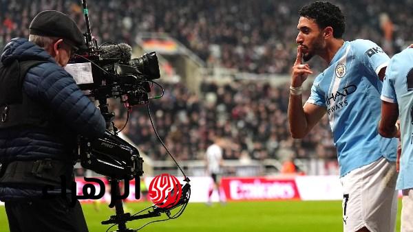 عمر مرموش يقود مانشستر سيتي لربع نهائي كأس الاتحاد بثنائية في نيوكاسل
