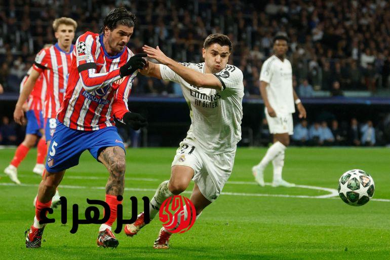 ماتش الريال.. بداية مباراة ريال مدريد وأتليتكو مدريد في الدوري الإسباني على هذه القنوات بجودة عالية