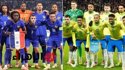 France vs Brazil.. الان مباراة فرنسا والبرازيل في ماتش ودي قبل كأس العالم.. القنوات الناقلة للقمة
