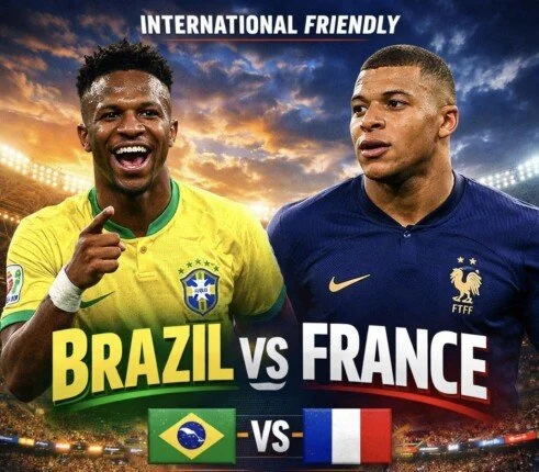 France vs Brazil.. ما هي القنوات الناقلة لمباراة فرنسا ضد البرازيل اليوم ومعلق المباراة استعدادًا لكأس العالم 2026