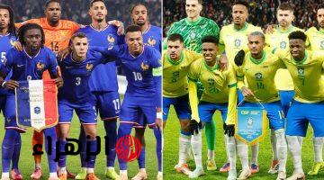 France vs Brazil.. القنوات المجانية الناقلة لمباراة منتخب فرنسا ضد البرازيل الآن استعدادًا لمونديال كأس العالم 2026