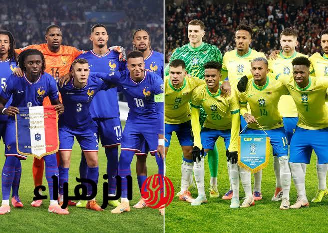 الديوك × السيليساو.. موعد مباراة منتخب فرنسا ضد البرازيل اليوم والقنوات الناقلة France vs Brazil ومعلق المباراة استعدادًا لكأس العالم 2026