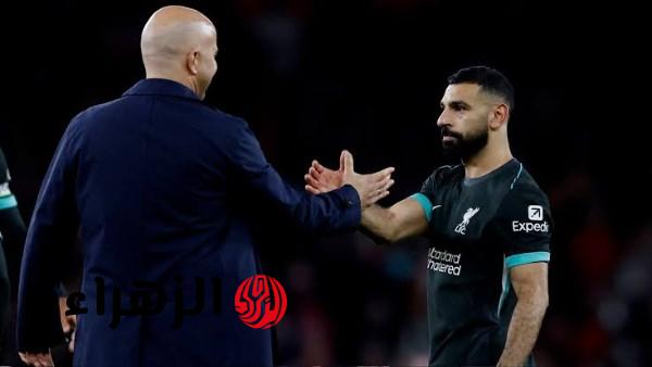 آرني سلوت يدافع عن محمد صلاح بعد خسارة ليفربول من جالطة سراي
