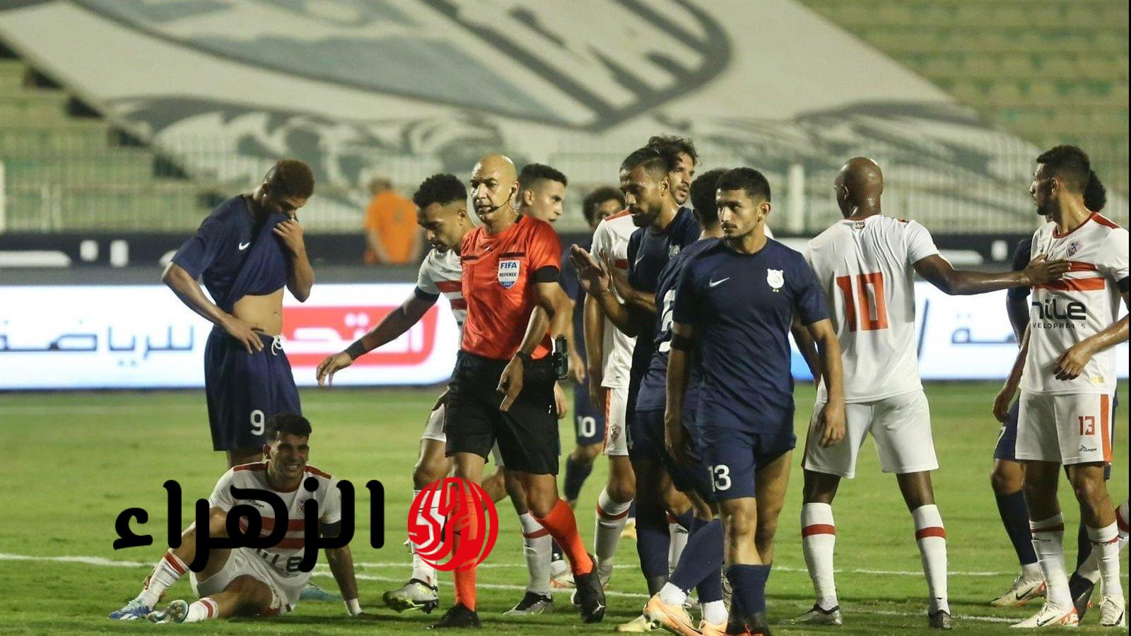أحمد العجوز يسجل هدف إنبي الأول في مرمى الزمالك من ضربة جزاء