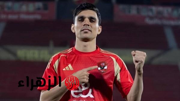 أشرف بن شرقي لاعب الأهلي يثير الجدل بمنشور غامض بعد تعادل زد