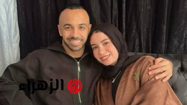 أفشة يشارك صورا بالجلباب مع عائلته في أول أيام عيد الفطر