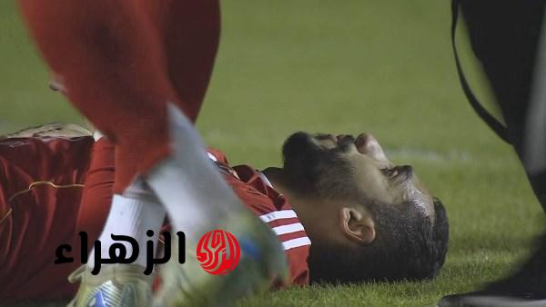 إصابة كريم فؤاد ومغادرته مباراة الأهلي والمقاولون العرب بالدوري المصري الممتاز