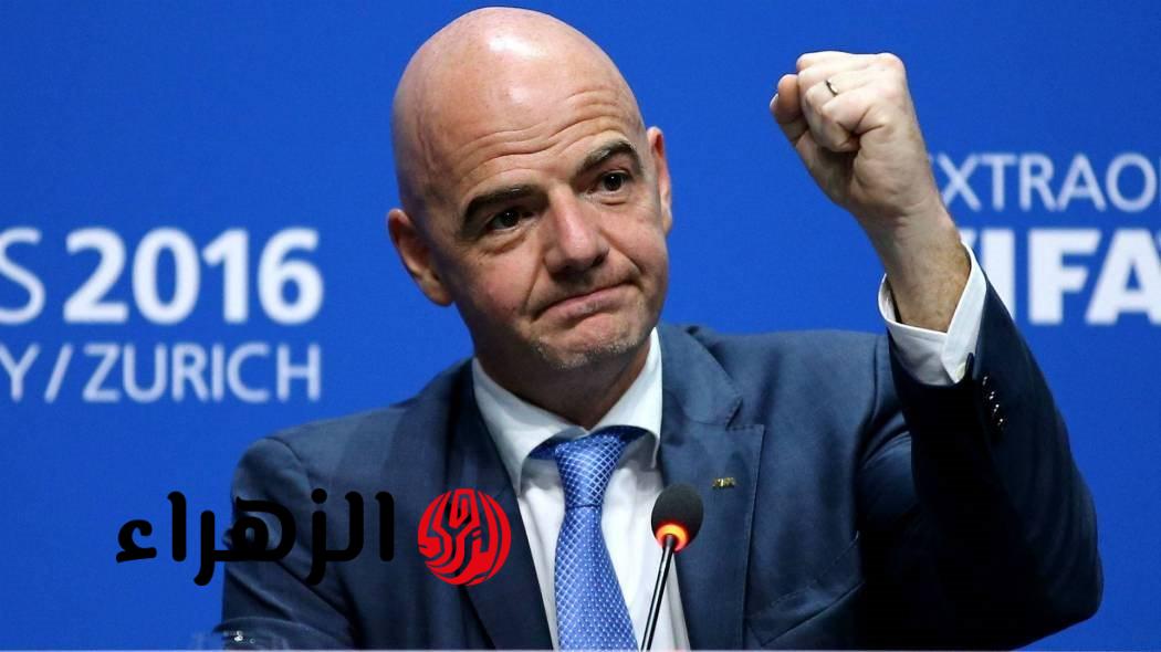 إنفانتينو يطالب بطرد اللاعبين الذين يغطون أفواههم لمحاربة العنصرية بملاعب الكرة