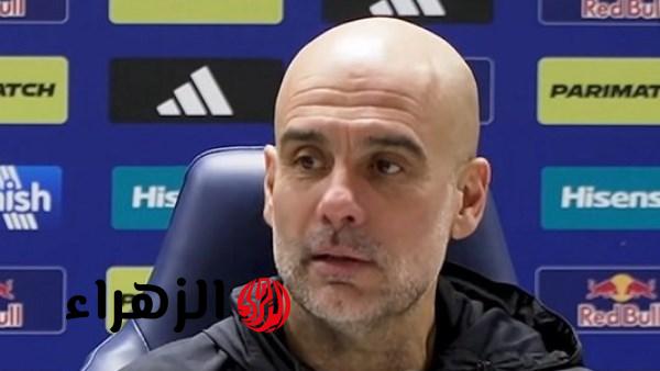إيقاف بيب جوارديولا مباراتين بعد انذاره السادس في مباراة نيوكاسل بمنافسات الكأس