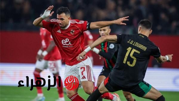 الأهلي يواجه عقوبة الحرمان من الجماهير مباراتين بسبب أحداث الجيش الملكي