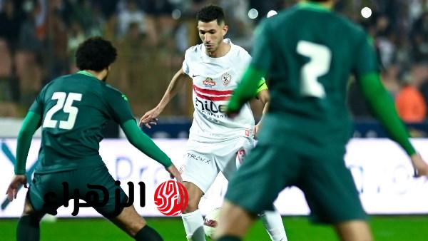 الزمالك يهزم الاتحاد السكندري بهدف ناصر منسي ويتصدر الدوري الممتاز