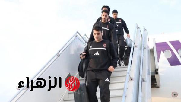 بعثة الأهلي تصل القاهرة بعد مواجهة الترجي في ربع نهائي دوري الأبطال