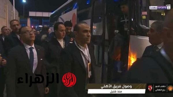 جماهير الترجي تهاجم لاعبي الأهلي بالمقذوفات في ملعب رادس صور