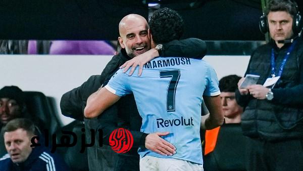 جوارديولا يمنح لاعبي مانشستر سيتي راحة قبل مواجهة ريال مدريد بدوري الأبطال