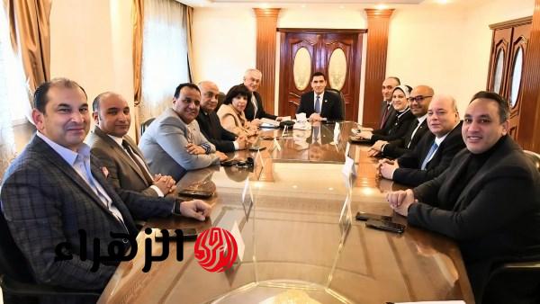 جوهر نبيل يبحث مع اللجنة البارالمبية إنشاء مقر جديد بالعاصمة الإدارية