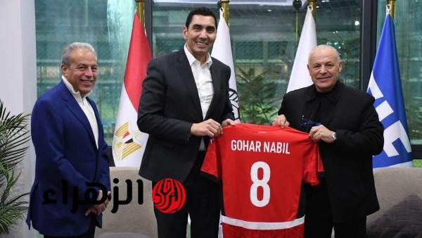 جوهر نبيل يزور مركز المنتخبات الوطنية ويلتقي اتحاد الكرة ومنتخب 2009
