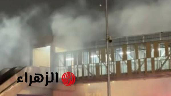 حريق في فرع نادي الأهلي بمدينة نصر وكشف فيديو لهشام يكن التفاصيل