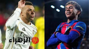 Barcelona vs Real Madrid.. متي موعد مباراة ريال مدريد ضد برشلونة والقنوات الناقلة مع معلق اللقاء في الدوري الإسباني 2026