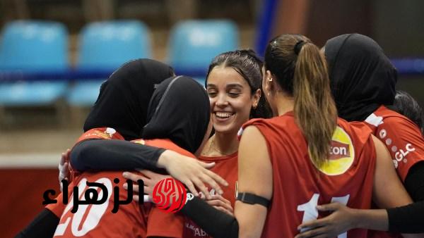 سيدات طائرة الأهلي يواجه وادي دجلة اليوم في دوري السوبر
