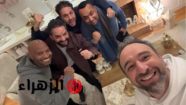 شيكابالا وهشام ماجد وعمرو سلامة يحتفلون بصدارة الزمالك للدوري بعد هزيمة بيراميدز