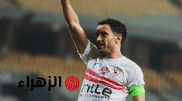 عمر جابر يساند الزمالك بمقصورة الدفاع الجوي خلال مواجهة بيراميدز بالدوري