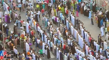 محافظ سوهاج طارق راشد ومدير الأمن يؤدون صلاة العيد بمسجد الشرطة