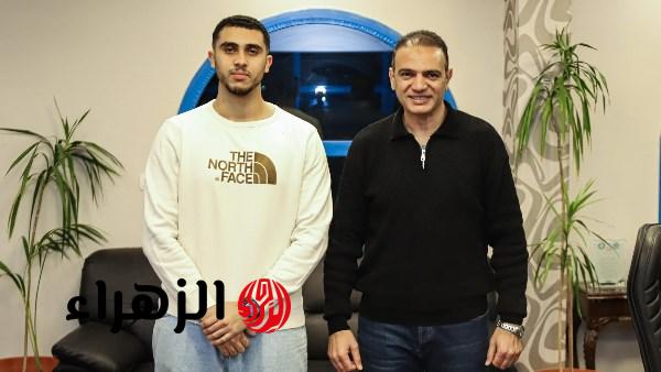 محمد أحمد إسماعيل لاعب يد سموحة ينتقل لنادي دويبرافا زغرب الكرواتي