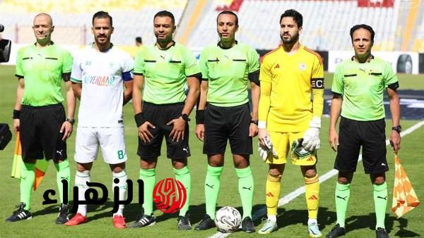 محمد الغازي حكما لمباراة الأهلي والمقاولون العرب في الدوري المصري