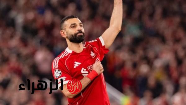 محمد صلاح يسجل ويحتفل بتأهل ليفربول لربع نهائي دوري أبطال أوروبا