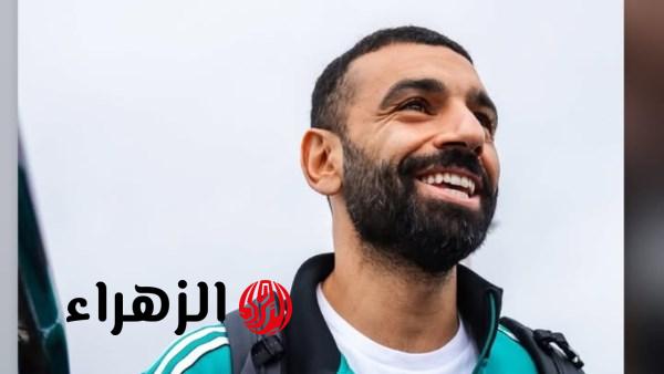 محمد صلاح يظهر من الطائرة قبل مواجهة ليفربول وجالطة سراي في الأبطال