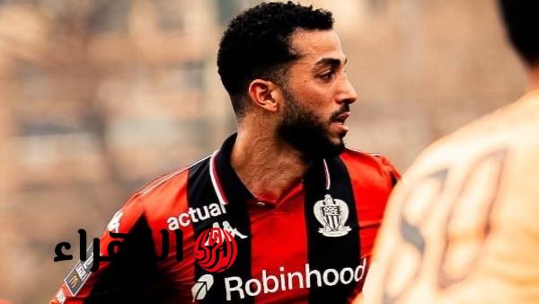 محمد عبد المنعم يغيب عن قائمة نيس لمواجهة لوريان في كأس فرنسا