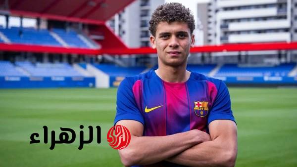 مدرب برشلونة أتلتيك يشيد بالمصري حمزة عبد الكريم ويصفه بالموهبة الواعدة