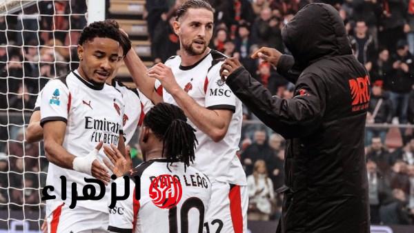 ميلان يقلب تأخره ويهزم كريمونيزي بثنائية بافلوفيتش ولياو بالدوري الإيطالي