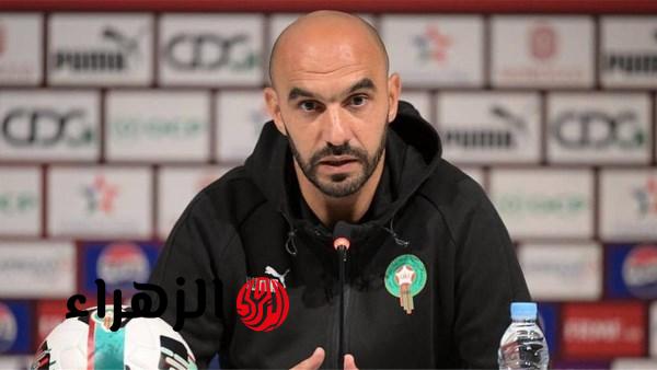 وليد الركراكي يوضح سبب رفضه الصعود للمنصة أثناء تقديم محمد وهبي