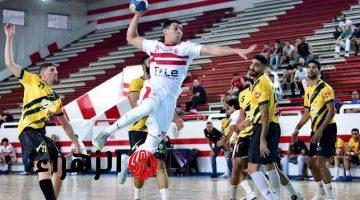 يد الزمالك يهزم البنك الاهلي 32 30 في دوري المحترفين